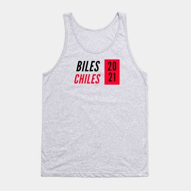 Biles/Chiles 2021 Tank Top by Half In Half Out Podcast